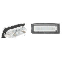 2Pcs Luz De Placa De Matrícula LED Blanco ABS Para Smart Fortwo Coupe Cabrio 450 451 Luz De Número De Placa De Coche - details 8