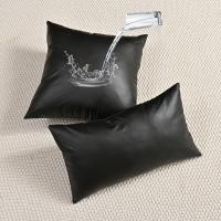 Funda De Cojín Elástica PU Impermeable De Color Sólido Soporte Lumbar Para Sofa Y Oficina Sin Núcleo De Almohada - details 3