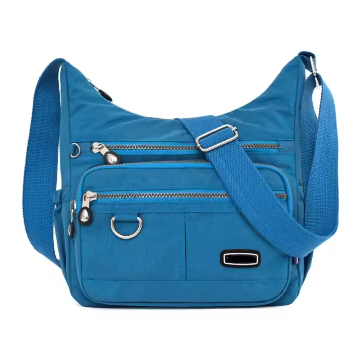 Bolso de Hombre Impermeable para Mujer Bolsa de Mensajero Duradera Fashion Lateral Bolsa de Viaje para Libro Billete - 1