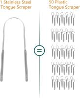 Pulgar Para Limpieza Oral Adultos Y Niños 2 Piezas Acero Inoxidable Reduce El Mal Aliento Con Caja De Almacenamiento De Metal - details 3