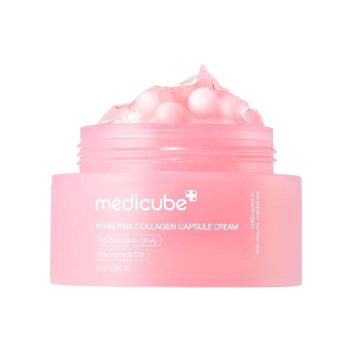medicube Salmon DNA PDRN Capsule Cream 55 g | Crema hidratante ligera con PDRN y niacinamida para tono desigual e… — oferta en Miravia