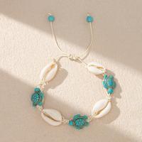 Collar Boho De Concha Natural Para Mujeres Y Niñas Con Estrella De Mar Y Caracol Cadena De Hilo Suave Joyería De Playa Para Vacaciones Regalo - details 3
