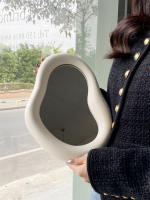 Espejo Decorativo De Mesa En Forma Irregular De Cerámica Para Maquillaje Diseño Sencillo Para Dormitorio Y Sala De Estar Espejo De Vestir - details 4