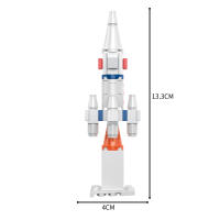COGO DIY Bloques De Construcción Espacial Para Rocket Kit De Centro De Lanzamiento De 379 Piezas Juguetes Para Niños En Navidad - details 42