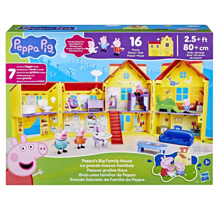 Casa De La Familia Peppa Pig Hasbro (plastilina G05085L0) - 1