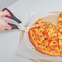 Tijeras De Pizza Multifuncionales En Acero Inoxidable Con Mango Ergonómico Herramientas De Corte Desmontables Para Restaurante Y Cocina Negro Y Rojo - details 6