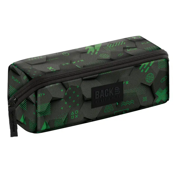 DERFORM PORTATODO CUADRADO DIAGONAL SIMBOLOS NEON BACK UP 24x8x8 Cms. - 1