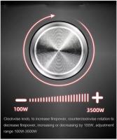Super Crest Cocina de Inducción inteligente 3500W, Cocina eléctrica de cerámica táctil, resistente al agua, temperatura ajustable, cocina de onda de luz electromagnética - details 2