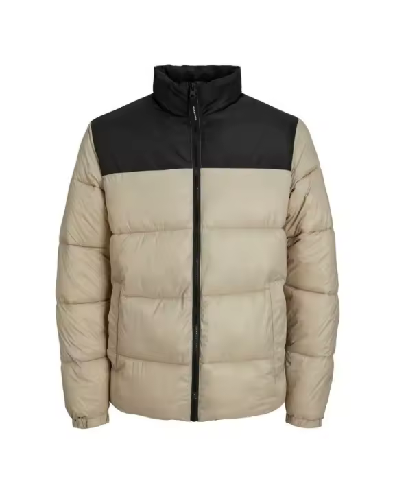 Abrigo Plumas Hombre Beige - Jack & Jones 12235860 ETOBY - 1