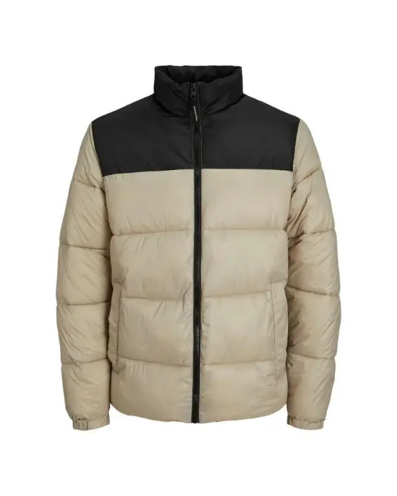 Abrigo Plumas Hombre Beige - Jack & Jones 12235860 ETOBY - 1
