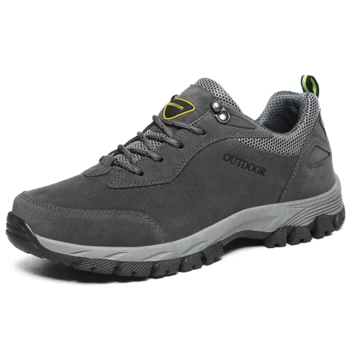 Zapatos De Senderismo Para Hombres Zapatillas De Montaña Botas De Escalada Respirables TPR Suela EVA Lona De Algodón Tamaño True Fit Para Otoño E Invierno - 1