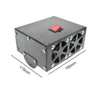 Calentador Eléctrico Para Coche 12V/24V Despejador Rápido Con Calor Para Invierno Baja Ruido Eliminador De Nieve Escarcha Y Niebla Accesorios De Auto - details 2