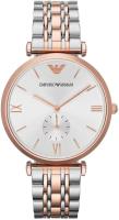 Emporio Ar mani Reloj Hombre, Movimiento de cuarzo, 40mm Caja de acero color oro rosa con correa de acero, AR1677, Tono oro rosa y tono plata - details 1