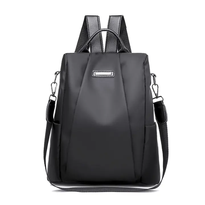 Mochila de viaje lona Oxford impermeable para Mujer, Bolso hombro Doble antirobo nylon, a - 1