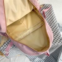 Mochila Kawaii De Japón Para Niñas De Escuela High School Con Múltiples Bolsillos Mochila Harajuku Para Mujeres De Nylon Resistente Color Negro Azul Blanco Rosa Morado - details 20