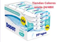Dodot Toallitas Pure Aqua Para Bebé, 14 paquetes de 48 unidades 672 Toallitas, Limpieza Delicada, 0% Plástico - details 0