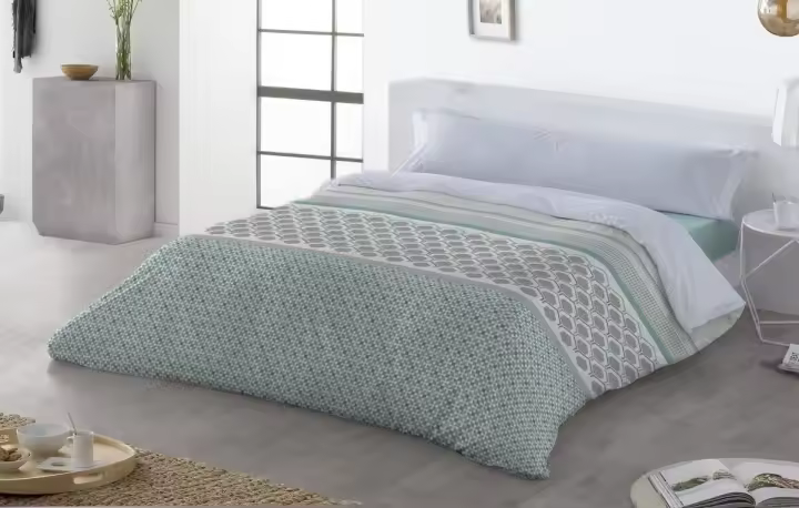 JVR - FUNDA NORDICA J/2 P modelo HAITI - Tejido Microfibra Estampado - Maxima calidad - Fabricado en España - Cama 90/105/135/150/160/180 - 1