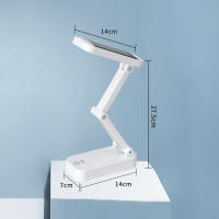 Lámpara De Escritorio Plegable Solar Y USB Recargable Protección Ocular Para Lectura Luz Nocturna Dimmerable Para Cama - details 16