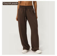 Pantalones Deportivos De Mujer Con Cintura Alta Y Bolsillo Lateral Pantalones Anchos Para Correr Y Gimnasio - details 4
