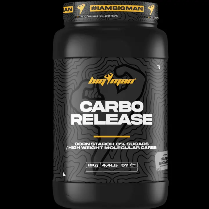 BigMan  Carbo Release 2Kg (Sabor  Carbohidratos Complejos  Entrenamientos más Intensos  Energia hasta el ultimo Momento  Absorción Rapida e Ilimitada - 1