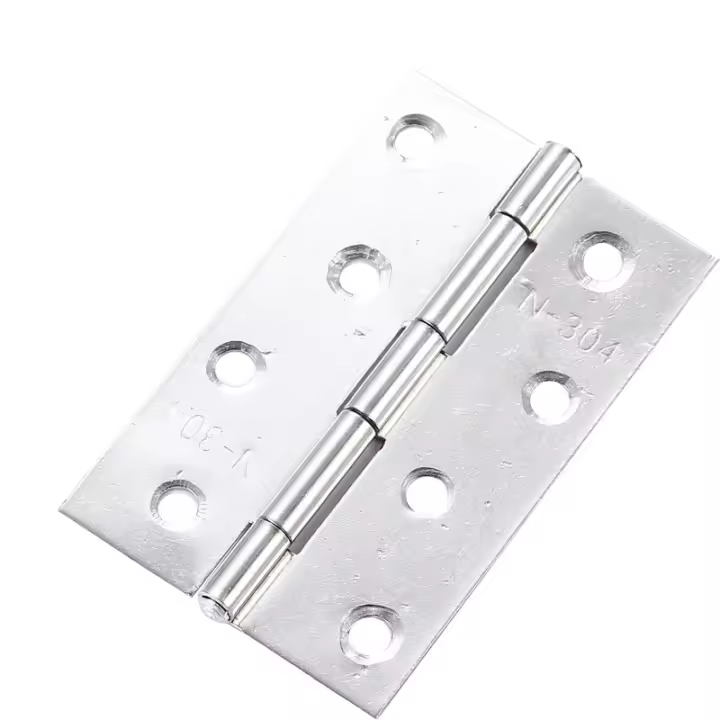 Juego De Bisagras De Puerta Mini Para Armario Y Gabinete Herramienta De Hardware Para Muebles Acero Inoxidable Universal - 1