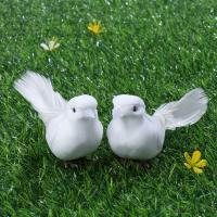 Decoración De Pájaro De Imitación Blanco Para El Hogar Y Jardín Decoración De Boda Y Navidad Pájaro De Amor Y Paz Artificiales Modelo De Pato Simulación - details 9