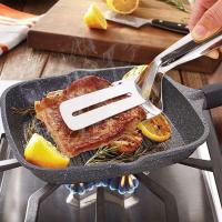 Pinzas de cocina de Maple inoxidable, Pinza de Pala de doble cara para frer Pescado, forceps multimtifción para filetes, - details 3