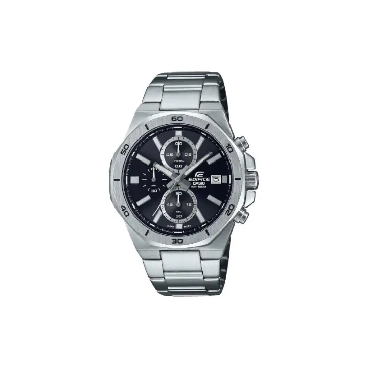 Reloj Casio Edifice Hombre Acero Esfera Negra Acero Efv-640d-1avuef - 1