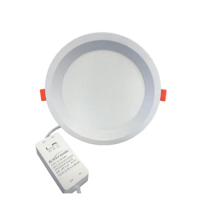Downlight OSRAM Panel LED Slim Foco Empotrable Aluminio Sin Parpadeo Redondo - 1