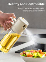 Botella De Aceite De Oliva Con Espumador 550ML Dispensador De Aceite Y Vinagre 2 En 1 Para Cocina BBQ Y Hornear Ecológico Y Duradero - details 11
