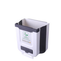 Bandeja De Cocina Plegable Y Colgante Para Lanzamiento De Residuos Ecológica De ABS Tamaño 7L/10L Colores Blanco Y Beige - details 6