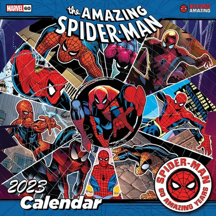 Calendario 2023 The Amazing Spider-Man Marvel Grande - 1