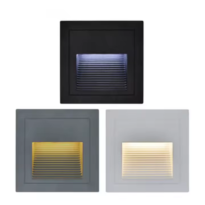 Lámpara De Pared LED Para Escaleras Iluminación Nocturna Interior Y Exterior Decorativa Lámpara De Pasillo Material De Aluminio - 1