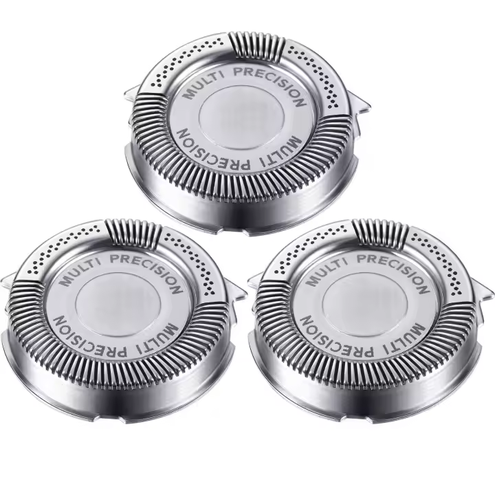 Cabezales de Afeitadora SH50/52 Compatible con Norelco Series 5000, Aquatouch y Powertouch - 9 Cuchillas (3 Piezas) - 1
