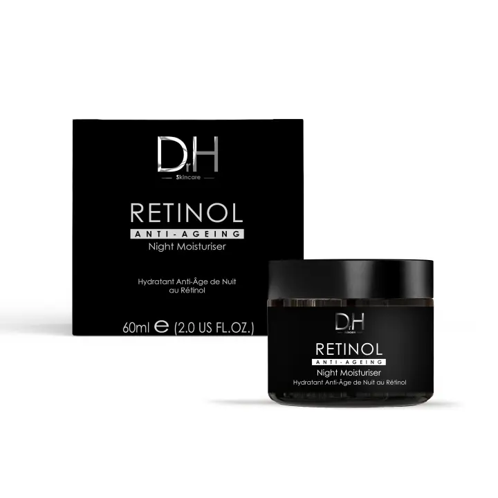 skinChemists Dr H Crema Hidratante de Noche Antiedad con Retinol 60ml - 1