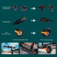 Patinetes Electricos Adultos Plegable KuKirin G2 Pro con motor 600W,  Patinete Eléctrico para Adultos, batería 48V 15AH, velocidad máxima de 50km/h, neumáticos de 9 pulgadas, autonomía 58 km, frenos de disco dobles, asiento desmontable Scooter eléctrico - details 15