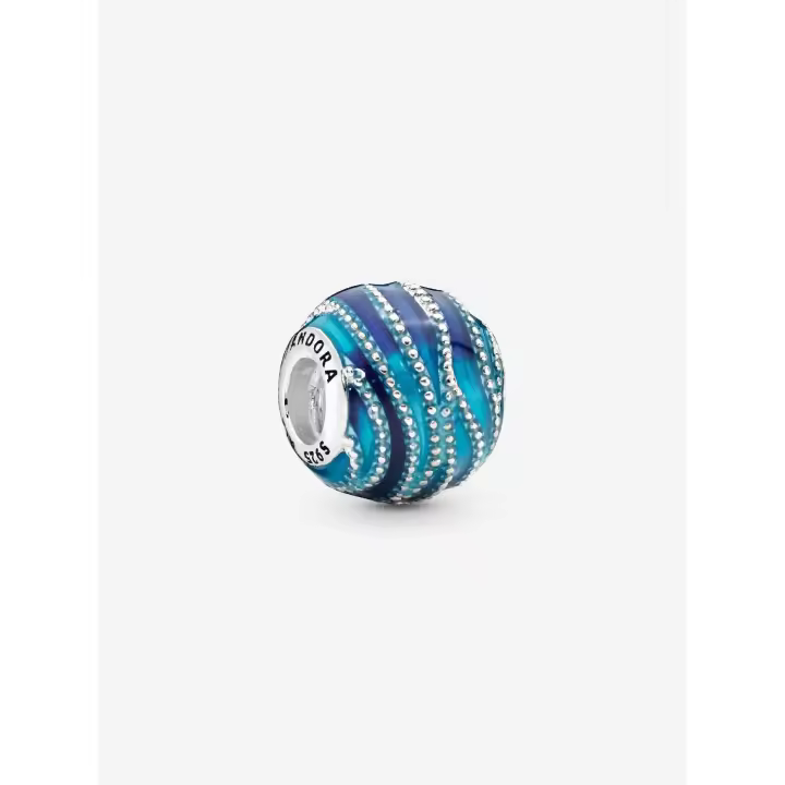 Charm Pandora Remolino Azul Plata de primera ley 797012ENMX - 1
