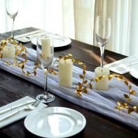 Cadena De Luces LED De 20 LEDs Pequeñas Hojas Doradas 2M Para Decoración De Boda Fiesta Navidad DIY Con Alambre De Cobre Potenciado Por Batería - details 0