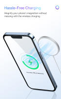 Baseus 2PCS Anillo Magnético De Metal Para iPhone 15 14 13 12 11 pro Max Samsung Xiaomi Compatible Con Carga Inalámbrica - details 7