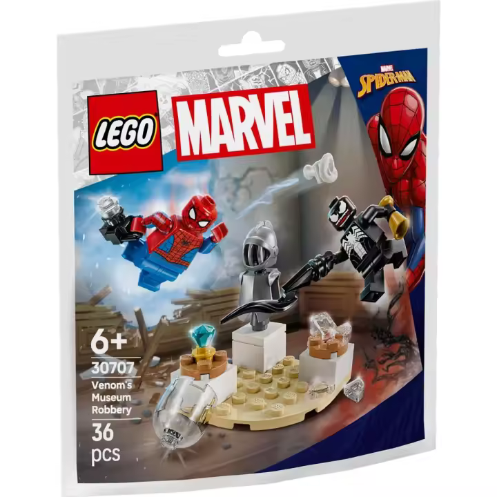 LEGO POLYBAG 30707: Venom's Museum Robbery paper bag - 1