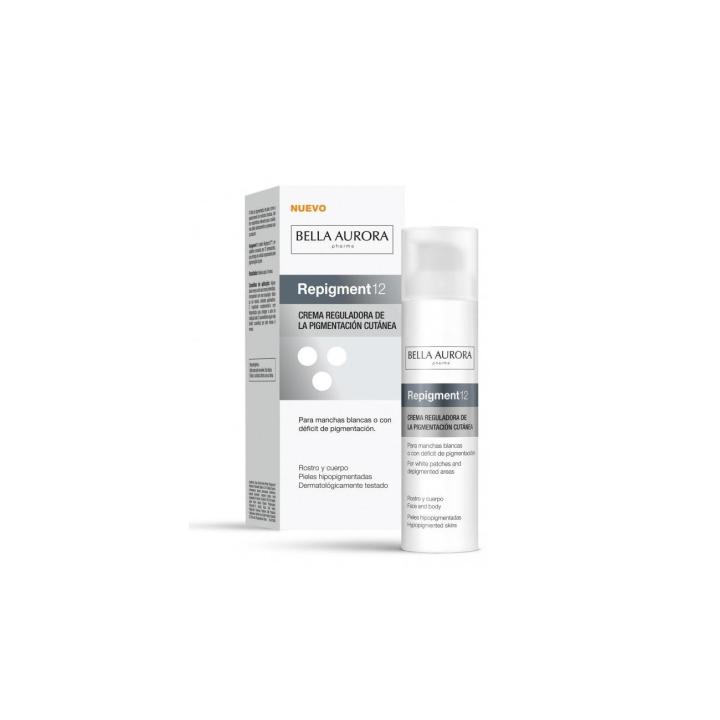 Bella Aurora - Crema repigmentante Repigment 12 para manchas blancas despigmentadas, con protección UV y acción… — oferta en Miravia