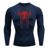 Camiseta De Compresión Para Hombre Quick Dry Transpirable Absorbedor De Sudor Ropa Deportiva De Algodón Para Gimnasio Y Fitness Con Mangas Cortas/Largas Protección Contra Alergias - details 8