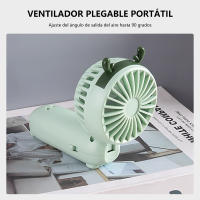 Pequeño Ventilador Mano con Diseño Cuter de Ciervo - Mini y Portátil / Estilo Cute - details 2