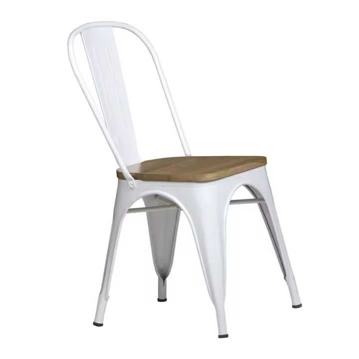 LÚZETE - Silla Josephine Blanca Madera - Diseño Original - 1