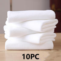Toallas De Rociador Multifuncionales De Microfibra Suave Blanca 10 Piezas Toallas De Baño De Hotel Toallas De Mano Portátiles Para Limpieza - details 4