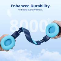 Tronsmart KH02 Auriculares inalámbricos Bluetooth 5.3 para niños, hasta 45 horas de reproducción, plegables y portátiles, micrófono incorporado, limitador de volumen a 93dB, diseño rosa Princesa, ideales para escuela, viaje y avión - details 2