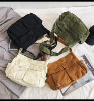 Mochila Casual De Gran Capacidad Para Mujer En Lona Diseñadora Bolso De Hombro Escolar Bolso Para Mujer - details 24