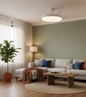 BEL AIR HOME - Ventilador de Techo ARES, Motor DC, LED 36W y Control Remoto, 3 Aspas Plegables, Dormitorios y comedores - details 6