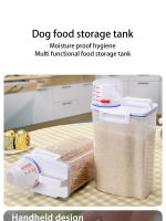 Contenedor De Alimentos Para Mascotas De Gran Capacidad Con Sellado Airtight Durable Fácil De Limpieza Y Diseño Estilizado Para Perros Y Gatos - details 0