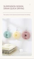 2 PCS Balones De Masaje Para Baño Cepillo De Baño De PA Limpieza De Arcilla Frotación De Espalda Toalla Suave Y Cómoda Para Mujer Accesorios De Baño Lindos - details 9